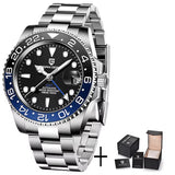 V3 Version GMT Watches Men'S Luxury Sapphire Automatic Mechanical Watch 40MM Stainless Steel Waterproof